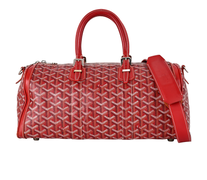 Croisiere 35 Duffle, £1,900, Handbags, Red, Canvas/Leather, Front view